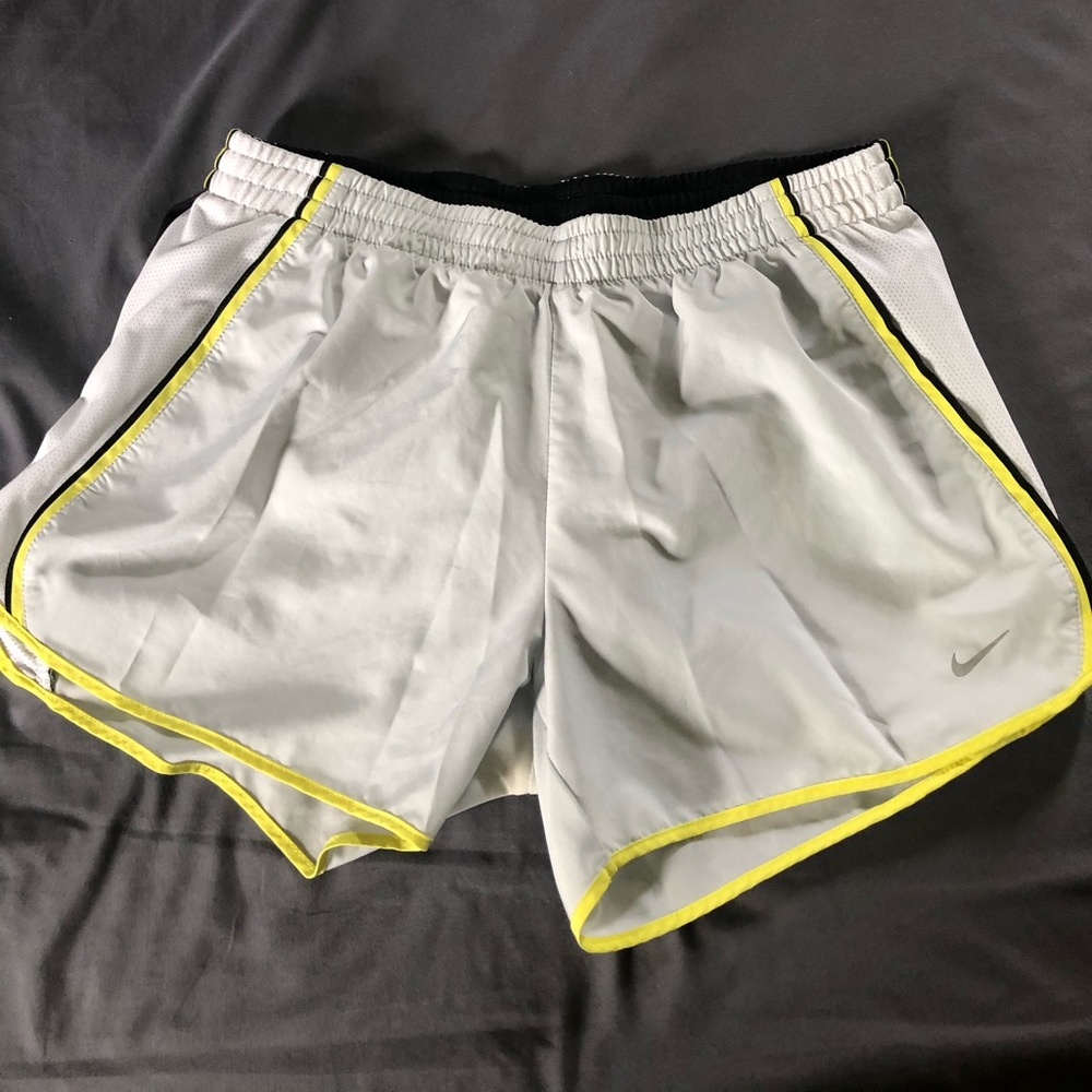 White Nike Dri Fit Shorts